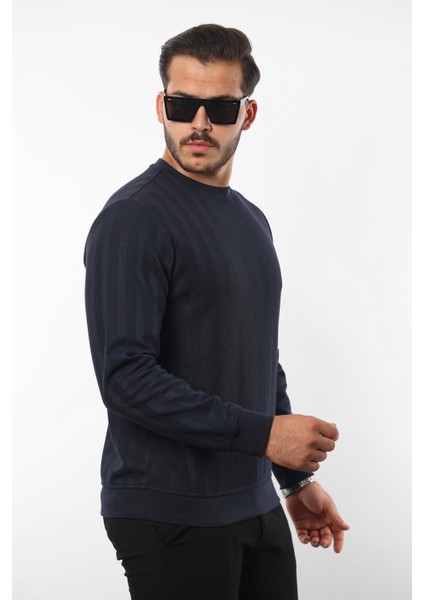 Jakarlı Sweatshirt – %70 Pamuk %30 Viskoz Bisiklet Yaka modelleri