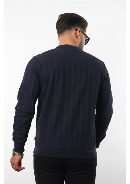 Jakarlı Sweatshirt – %70 Pamuk %30 Viskoz Bisiklet Yaka fırsatları