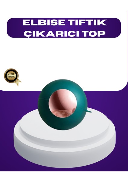 Elbise Tiftik Çıkarıcı Top – Yeniden Kullanılabilir ve Yıkanabilir - EMY5197-3639