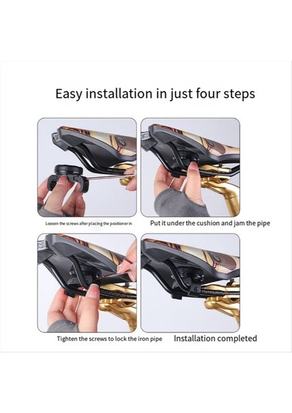 Koltuk Altında Airtag Için Gizli Bisiklet Tutucu Braketi, Bisiklet Gps'i (Yurt Dışından)