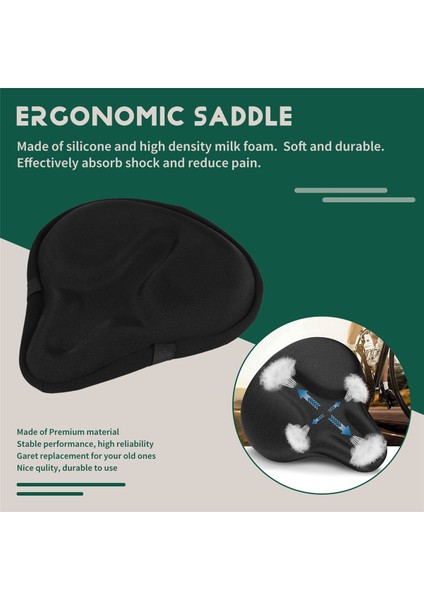 Bisiklet Sele Minderi - Bisiklet Koltuğu ve Egzersiz Bisikleti Için Bisiklet Sele Kılıfı (Yurt Dışından) fırsatları