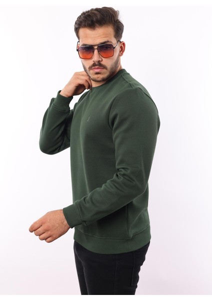 Şardonlu Pike Sweatshirt – %70 Pamuk %30 Viskoz Bisiklet Yaka fiyatları