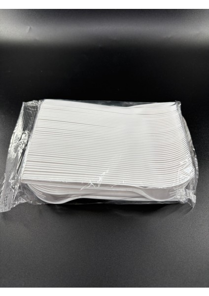 Medium Eko Plastik Çatal Beyaz 100'LÜ Paket fiyatları