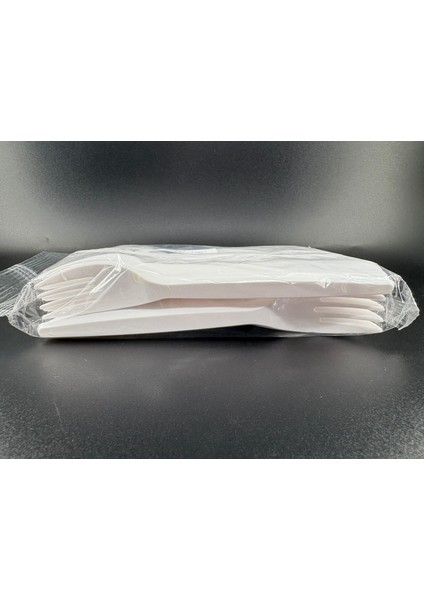 Medium Eko Plastik Çatal Beyaz 100'LÜ Paket modelleri