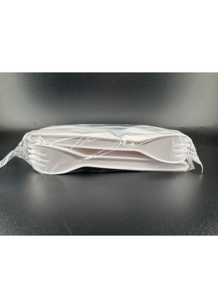 Medium Eko Plastik Çatal Beyaz 100'LÜ Paket fırsatları
