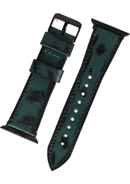 Apple Watch Uyumlu Deri Kordon 38-40-41MM V6 modelleri