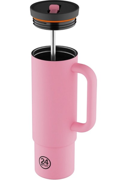 Straw Cup Flamingo Pipetli Paslanmaz Çelik Termos 800 ml modelleri