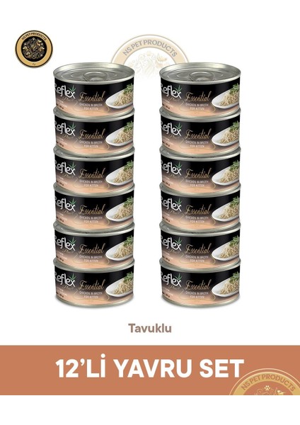 Plus Essential Yavru Kedi Tavuklu - 12X70GR