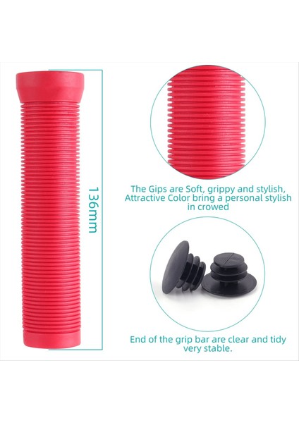 Bisiklet Tutacakları 22 mm Yol Bisikleti Tutacağı Kaymaz Darbe Emici Beyaz (Yurt Dışından) fırsatları