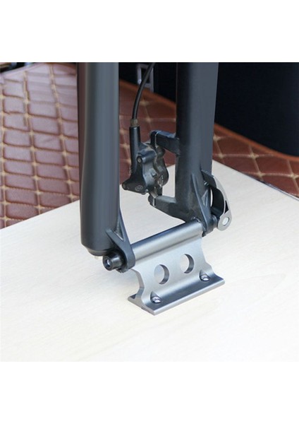 Bisiklet Ön Çatal Hızlı Çıkarma Tutma Klipsi Taşınabilir Siyah (Yurt Dışından)