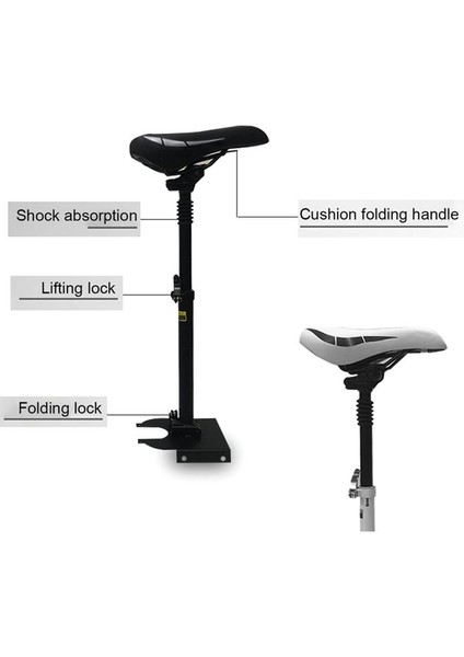 Elektrikli Scooter Koltuk Ayarlanabilir Sele Seti, Beyaz (Yurt Dışından) indirimleri