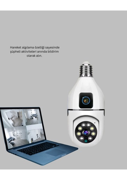 360 Derece Panoramik Wifi Kamera – Full Hd Ev Güvenlik Sistemi - EMY4370-9005 indirimleri