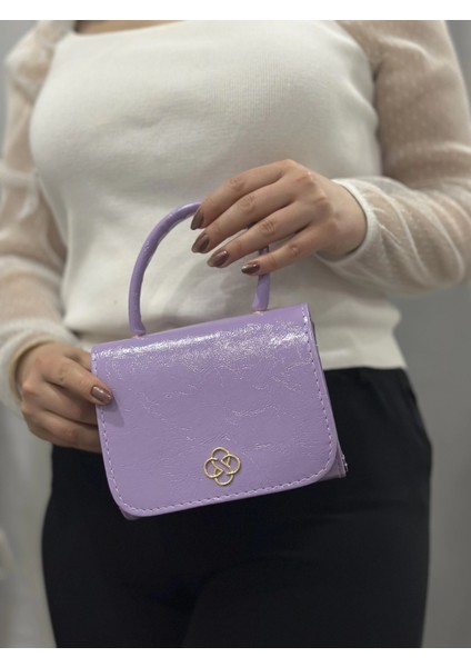 Lila Cilt Krash Çanta