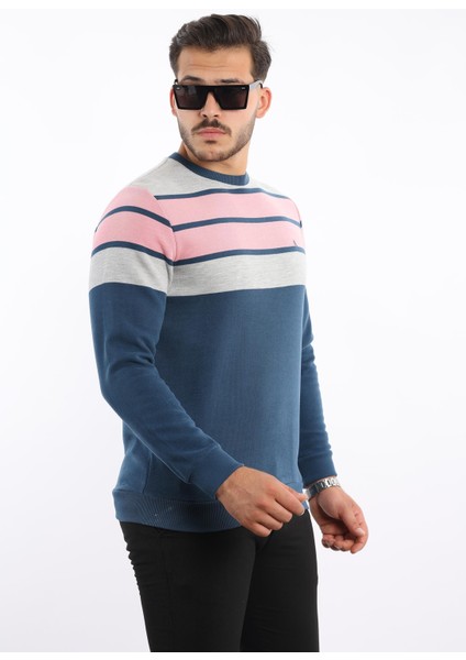 Panolu Selanik Dokuma Bisiklet Yaka Sweatshirt – Pamuk Viskon Regular Fit modelleri