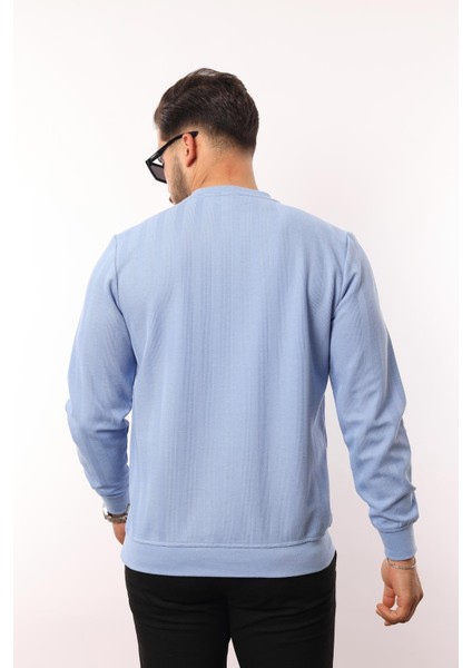 Jakarlı Sweatshirt – %70 Pamuk %30 Viskoz Bisiklet Yaka fırsatları