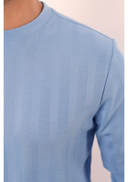 Jakarlı Sweatshirt – %70 Pamuk %30 Viskoz Bisiklet Yaka indirimleri