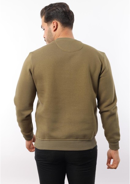 3 Iplik Şardonlu Bisiklet Yaka Sweatshirt – Pamuk Viskon Regular Fit Rugatchi Exclusive modelleri