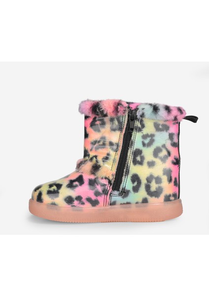 Peli Işıklı Kız Okul Öncesi Siyah Çizme modelleri