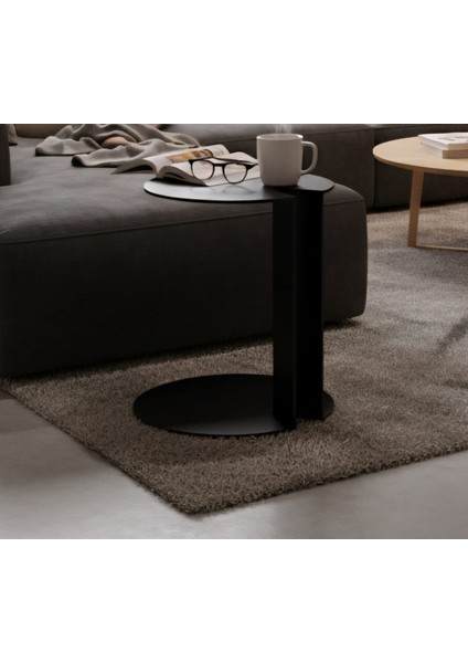 Pastel Minimalist Metal 2li Yan Sehpa | Modern Dekoratif Salon & Ofis Dekorasyonu