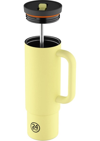 Straw Cup Citrus Pipetli Paslanmaz Çelik Termos 800 ml modelleri