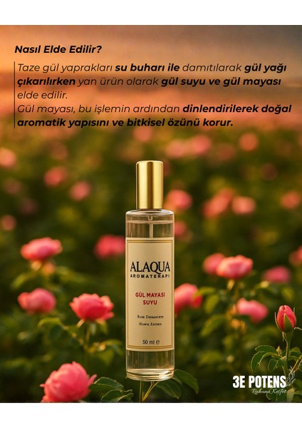 %100 Saf Gül Mayası Suyu 50 ml modelleri