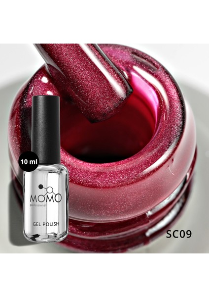 Korean Cat Eye, Silky Cat Eye, Kedi Gözü Oje, SC09 Vişne Çürüğü, 10 ml modelleri