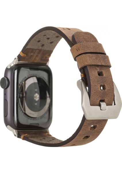 Apple Watch Uyumlu Deri Kordon Vigo 42-44-45MM G2 Kahve fiyatları