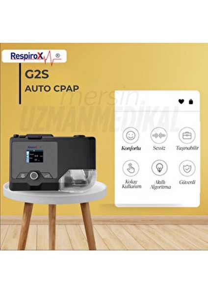 G2S Bpap St 30TLİ Mode Bi-Level Sürekli Pozitif Hava Basıncı Cihazı