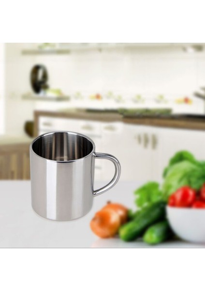 Paslanmaz Çelik 220 ml Çift Duvarlı Kupa Çocuğun Çay Bardağı (Yurt Dışından) fiyatları