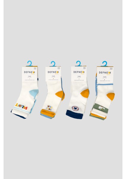 12 Çift Mevsimlik Pamuklu Erkek Çocuk ve Bebek Soket Çorap indirimleri