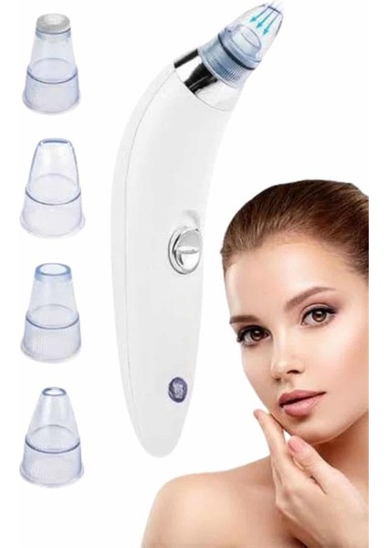 Yeni Nesil Vakumlu Pilli Siyah Nokta ve Yüz Temizleme Cihazı 4 Başlıklı - EMY9005-5096 modelleri