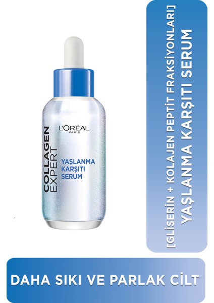 Kollagen Expert Yaşlanma Karşıtı Serum Tüm Cilt Tipleri İçin 30 ml