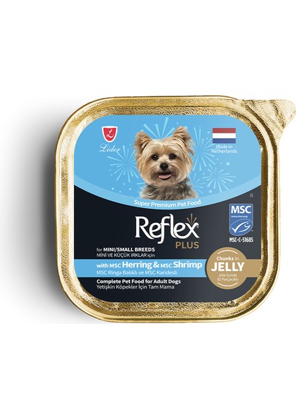 Plus Pate Ringa Balıklı ve Msc Karidesli Mini ve Küçük Irklar Için Yetişkin Köpek Maması – 24 × 85 G modelleri