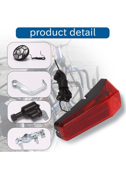 Motorlu Bisiklet Dinamo Jeneratörü Ön Arka Lambası Aksesuarlarıyla Birlikte (Yurt Dışından) fırsatları