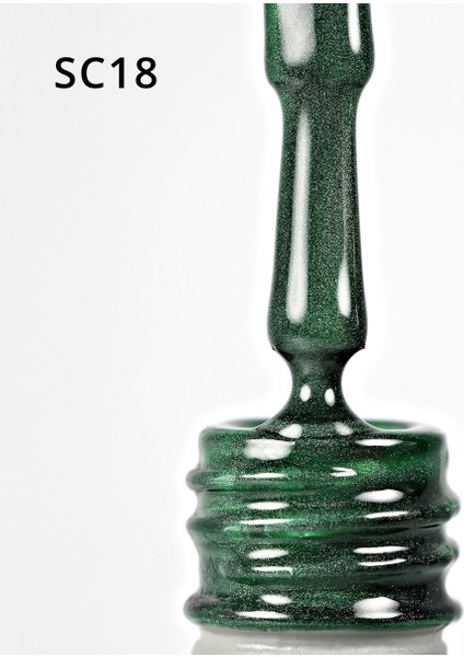 Korean Silky Cat Eye Gel Polish, Kedi Gözü Kalıcı Oje, SC18 Zümrüt Yeşil, 10 ml modelleri