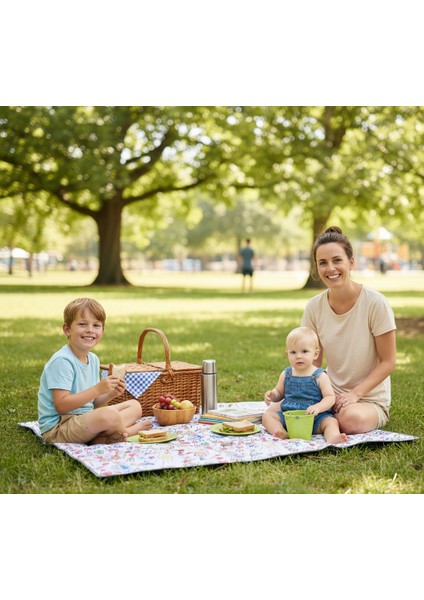 Family, 145X300CM Ebatında, Su Geçirmez, Yer/masa Örtüsü, Aktivite, Yemek ve Oyun için, Çok Amaçlı