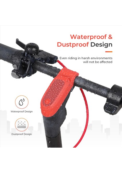 Ninebot Elektrikli Scooter Gösterge Paneli Kırmızı Koruyucu Kılıf (Yurt Dışından) fiyatları