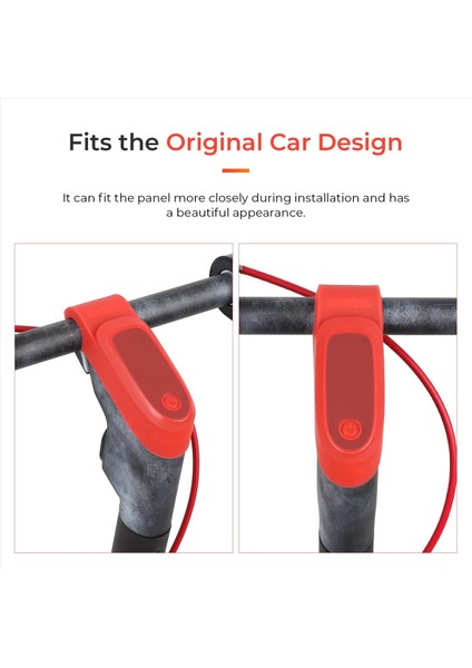 Ninebot Elektrikli Scooter Gösterge Paneli Kırmızı Koruyucu Kılıf (Yurt Dışından) indirimleri