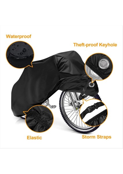 180X60X90 cm Bisiklet Kılıfı - Dış Mekan Depolama Için - Su Geçirmez, Korumalı (Yurt Dışından) modelleri