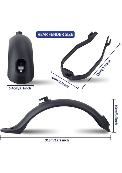 Xiaomi M365 / M365 Pro / 1s / Pro 2/essential Için Scooter Arka Çamurluğu (Yurt Dışından) fiyatları