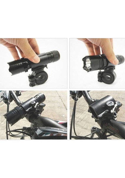 1 Adet LED El Feneri Braketi Montaj Tutucu 360 Derece Dönebilen Bisiklet El Feneri (Yurt Dışından) indirimleri
