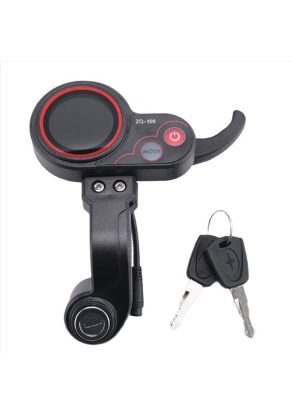 ZQ-100 Anahtar Hızı Ayarlanabilir Elektrikli Scooter Kilometre Sayacı (Yurt Dışından)