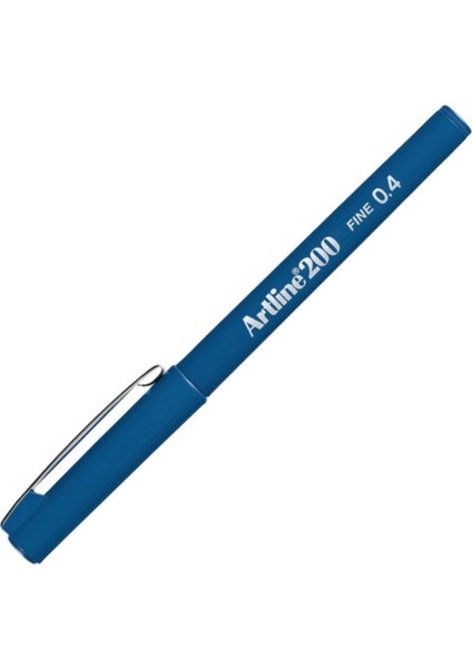 200 Fine 0.4 Fineliner Keçeli Kalem Royal Mavi