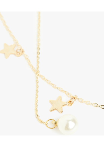 Sallantılı Inci Detaylı Yıldızlı Kolye fiyatları