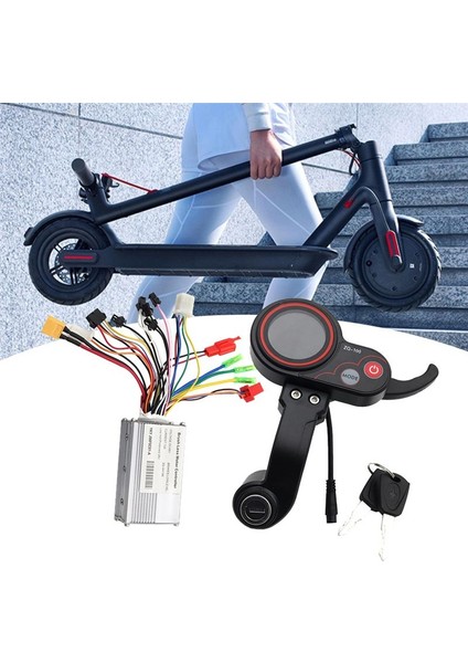 Elektrikli Scooter Için 48V Kontrol Cihazı + ZQ-100 Kilometre Sayacı (Yurt Dışından) fiyatları