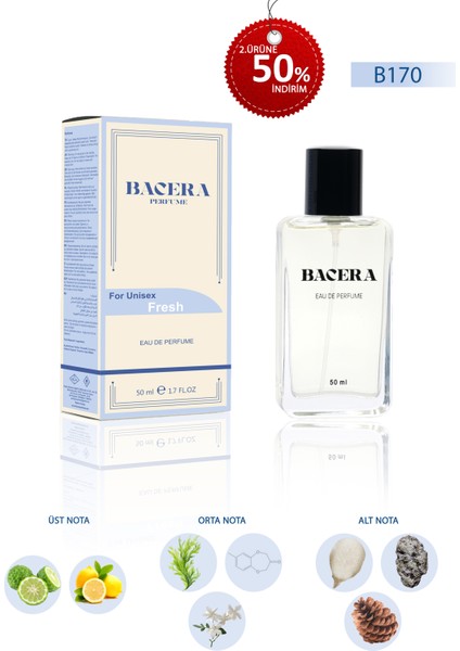 B170 Fresh Unisex Parfüm 50 ml