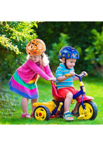 Sevimli Çocuk Bisiklet Kaskı Erkek Kız Kaskları Turuncu Dinozor Dünyası (Yurt Dışından) fırsatları