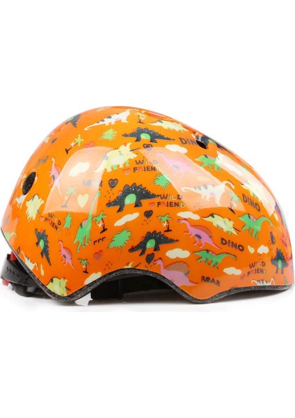 Sevimli Çocuk Bisiklet Kaskı Erkek Kız Kaskları Turuncu Dinozor Dünyası (Yurt Dışından) indirimleri