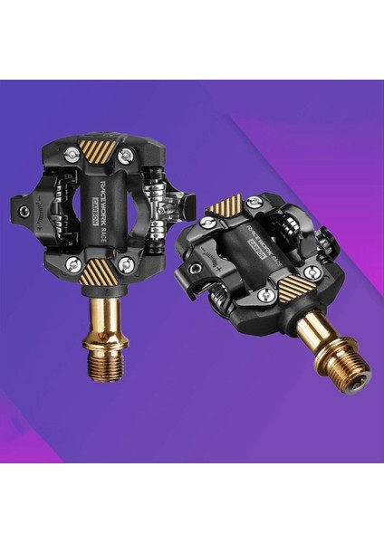 Racework Mtb Bisiklet Pedalı Kendinden Kilitli Spd Pedallar Bisiklet Parçaları - Altın (Yurt Dışından) fiyatları