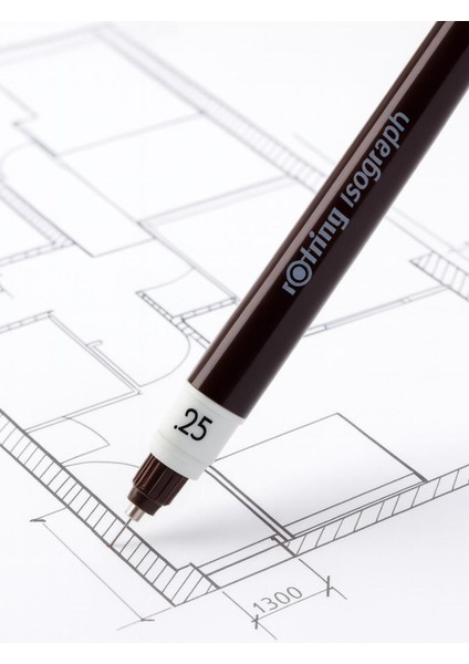 Rapido Kalemi Isograph 0.25 mm Teknik Çizim Kalemi (1 Adet)